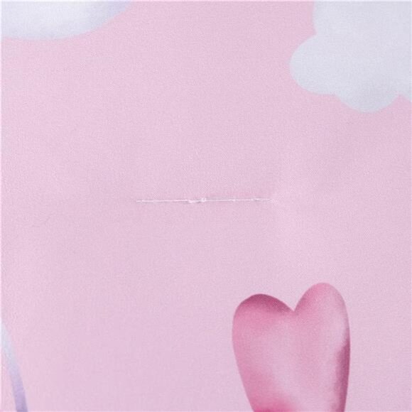 4-Piece Toddler Bedding Set - Ultra Soft Colorful Rainbow Cloud Pink - Picture 5 of 7